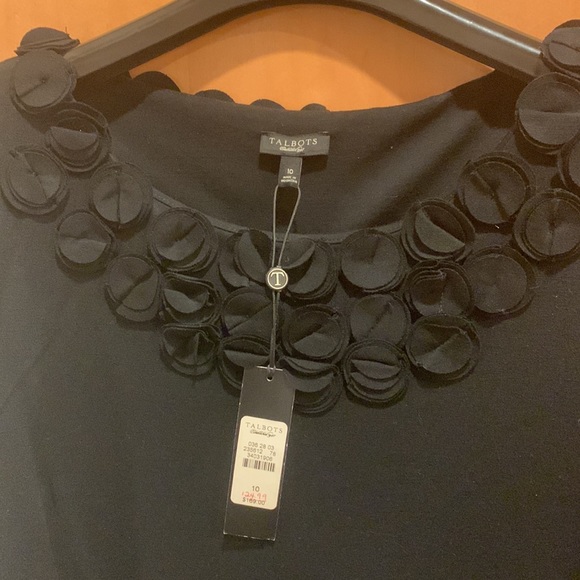 NWT Talbots black dress - Picture 2 of 3